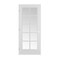 Trimlite Primed 10Lite Clear Tempered Glass Interior French 71/4" RH Prehung Door Brushed Chrome Hinges 2668pri1310CLETRH26D714 - alternate 1